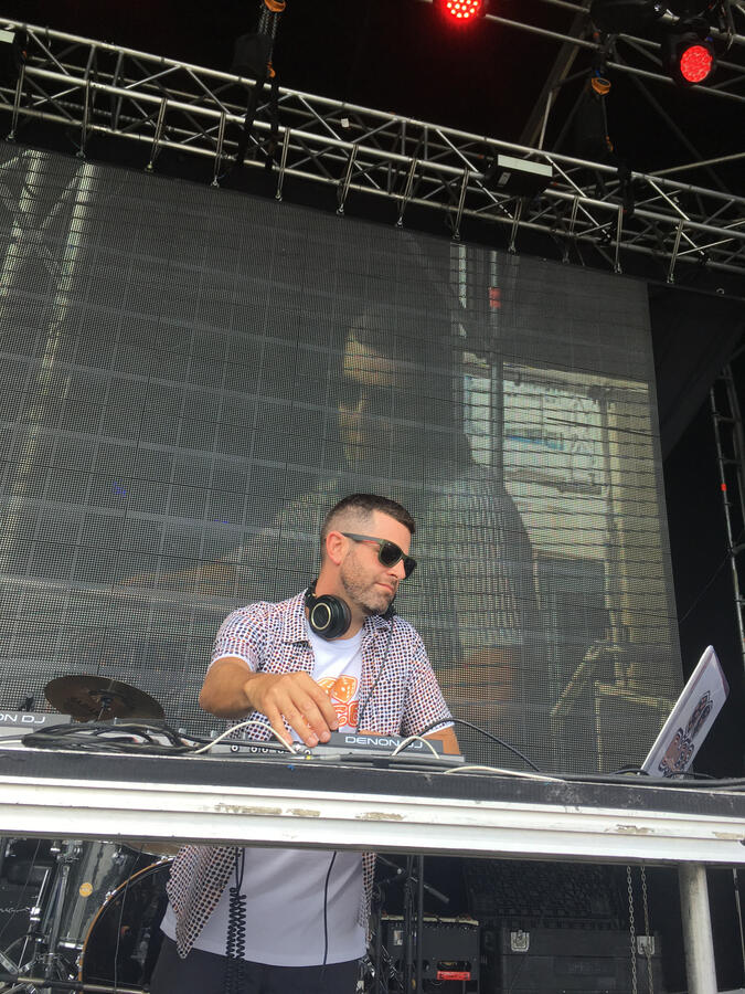 On stage @ VOR